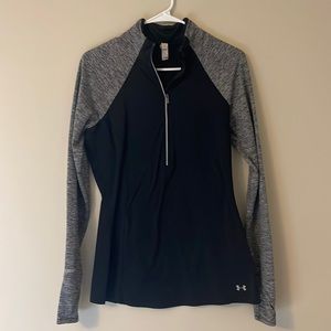 Under armour womens cold gear tight fitting layer. Color black size medium